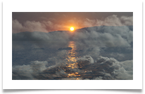Sunset and cloud - David Beech
